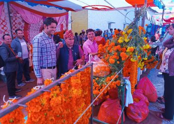 तिहारे फुल खेतिमा किसानहरु उत्साहित : बाहिरको फुल आयातमा प्रतिबन्ध लगाएपछि स्थानीयकोे बजार मुल्य उकालो