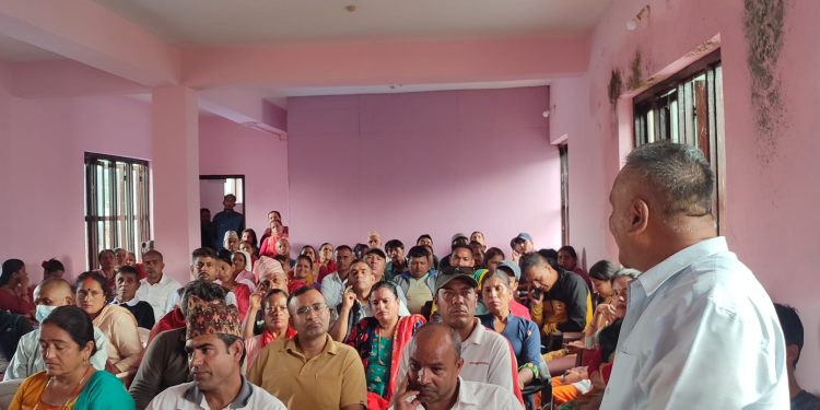 वडा—वस्तीमा किसान र सरकार सवाल—जवाफ