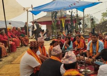 पानी खोज्दै कृषकहरूद्वारा अखण्ड किर्तन , २४ घण्टामा वर्षा